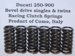 Ducati 250-900 pre-1983 bevel drive WORLD'S BEST clutch springs Made in Italy - Bild 1 von 1