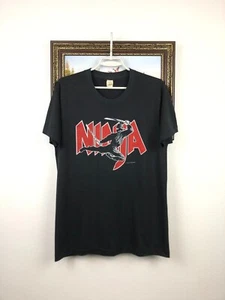 Vintage 1980's 1986 Jinja Video Game Shirt Black Tee Rare Mens Hype Size M - Bild 1 von 14