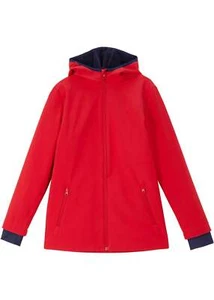 Neu Softshelljacke Gr. 152/158 Chillirot Dunkelblau Mädchen Kapuzen-Jacke - Bild 1 von 1