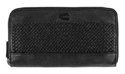 camel active Wave Long Zip Wallet Geldbörse Black schwarz Neu