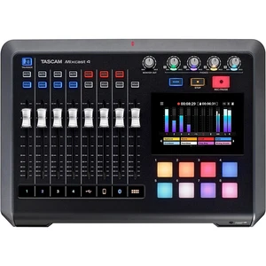 TASCAM Mixcast 4 Integrated Podcast Production Studio LN - Picture 1 of 8
