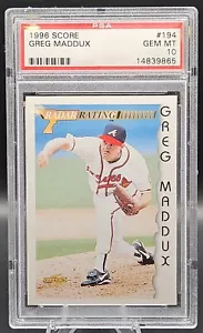 1996 punteggio #194 Greg Maddux 10 PSA 10 - Foto 1 di 2