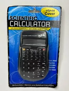 Electronic Scientific Calculator 10 Digits Display 56 Functions New With Cover - Picture 1 of 3