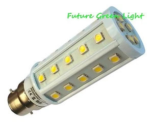 B22 BAYONET 35 SMD LED 240V 6.5W 500LM WARM WHITE CORN BULB ~60W - Picture 1 of 2