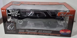 1965 Plymouth Belvedere ll Hemi Highway 61 Diecast 1:18 Car - Black - Picture 1 of 6