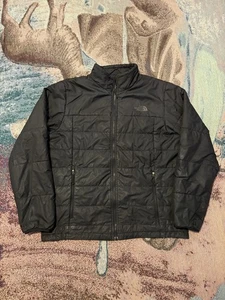 North Face Bombay Black Hyvent Outdoor Hiking Lightweight Puffer Jacket Mens L - Picture 1 of 5
