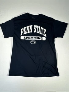Herren Gildan Penn State Schwimmen T-Shirt Navy Größe Medium Kurzarm College - Bild 1 von 5