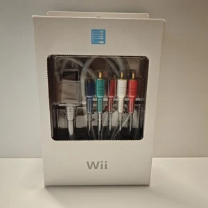 NINTENDO WII COMPONENT CABLE CAVO ORIGINALE - Imagen 1 de 5