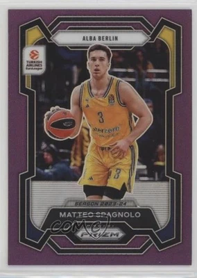 2023-24 Panini Prizm Turkish Airlines EuroLeague Purple /99 Matteo Spagnolo #41 - Image 1 of 2