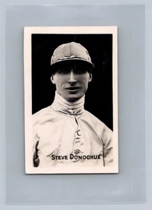 Tarjeta de tabaco de preguerra Steve Donoghue #6 campeones deportivos de prensa amalgamada de 1922 - Imagen 1 de 2