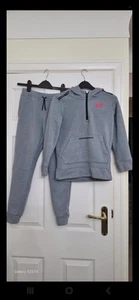 Boys under armour grey tracksuit size youth medium - Picture 1 of 14