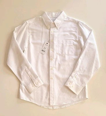 Camisa de vestir con botones blanca George XL 14/16 para niños nueva con etiquetas Foto 1 de 4