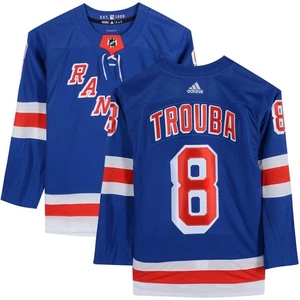 Camiseta deportiva de hockey Jacob Trouba #8 New York Rangers Adidas Climalite NHL nueva azul 54 - Imagen 1 de 3
