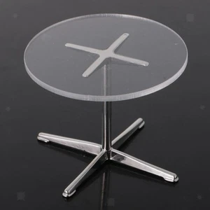 Dollhouse Miniature Clear Round Table :12 Scale Doll House - Picture 1 of 7