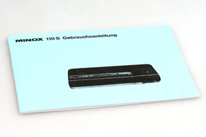 Minox 110 S Gebrauchsanleitung für die Minox 110 S auf Deutsch ! - Bild 1 von 2