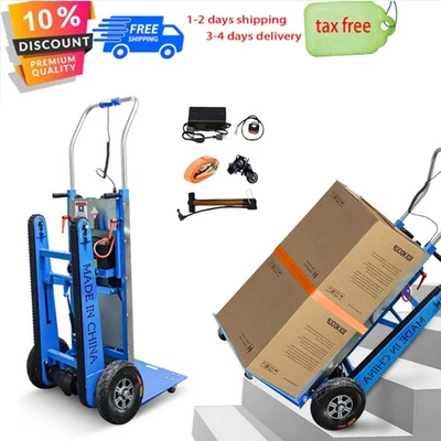 ROOMEDAL Electric stair climbing dolly 661lb 600W with a battery For freight handling