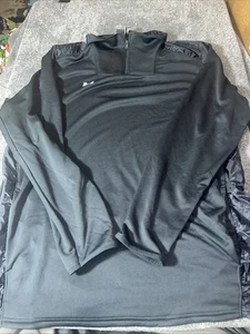 Under Armour 1/4 Zip Loose Pullover Men's 4XL Tall Black With Side Pockets - Bild 1 von 10