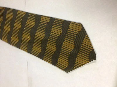 Коричневый золотой шелковый галстук BRUNO PIATELLI (11927) - Изображение 1 из 2