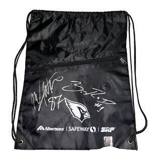 Maxx Williams And Big Red Cardinals Mascot Autographed Backpack