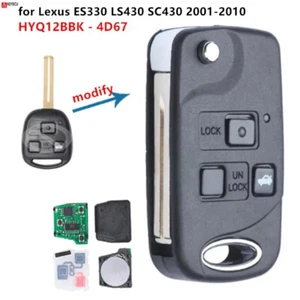 for Lexus ES330 LS430 SC430 2001-2010 Upgraded Remote Car Key Fob HYQ12BBK -4D67 - Picture 1 of 3