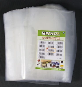 Plastar Pak - 100 Buste 25X35 per Sottovuoto Goffrate 105 Micron Sacchetti per A - Foto 1 di 12