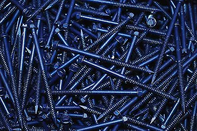 LEXAR INDUSTRIAL (100) Hex Washer Head 1/4 x 4 Concrete Masonry Screws Tapcon Anchor 5/16" Drive