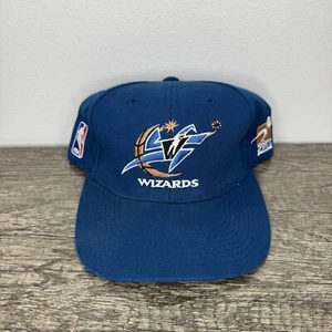 Vintage Sports Specialties Washington Wizards Plain Logo Snapback Hat Cap - Picture 1 of 5