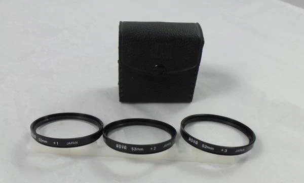 Hoya 52mm Close Up Filter Set +1 +2 +3 for Front Thread Lenses - Made in Japan - Image 1 of 1