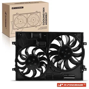 Conjunto de ventilador de refrigeración de radiador doble con motor sin escobillas para Audi Q3 19-21 2,0 L - Imagen 1 de 9