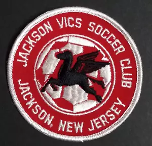 Jackson Vics NJ Soccer Club Clothing Embroidered Souvenir Trading Patch NEW - Picture 1 of 3
