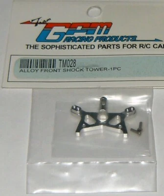 GPM Racing Products Silver  Alloy Front Shock Tower Team Losi Micro T Truck - Image 1 of 2