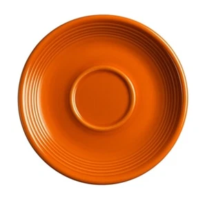 Vintage Fiesta Ware echt orange Untertasse Teller 6" Durchmesser Made in USA Retro - Bild 1 von 5