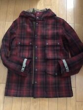 RRL Double RL Jacket Mountain Parka Check Men's Size s Wool Red