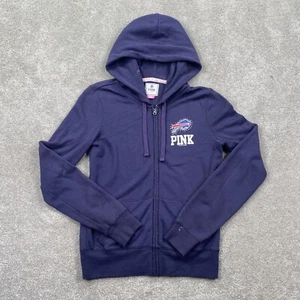 Buffalo Bills Victoria Secret Pink NFL Hooded Sweatshirt Women's Size S Blue - Picture 1 of 11