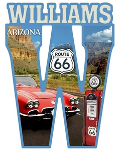 Williams Arizona Route 66 Scenery Capitol mit Kühlschrankmagnet - Bild 1 von 1