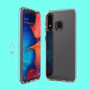 Custodia TPU morbida infrangibile + cover PC rigida posteriore trasparente F Samsung Galaxy A30 - Foto 1 di 1