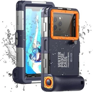 Waterproof Diving Phone Case for iPhone Samsung Galaxy Huawei Series Smartphones - Picture 1 of 9