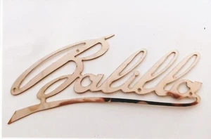 114 replica SCRITTA BALILLA CAR BADGE STEMMA LOGO - Picture 1 of 1
