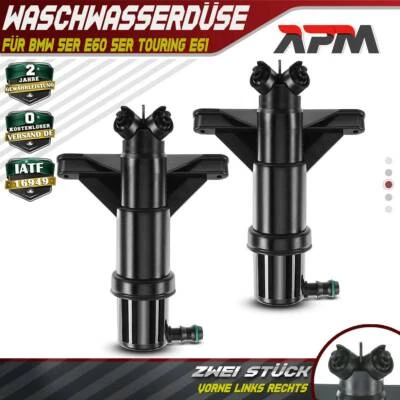 2x Scheinwerferwaschdüse Teleskopdüse Links Rechts für BMW 5er E60 Touring E61 - Bild 1 von 4