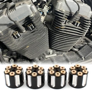 Engine Topper Screw Cover Bolt Head Cap for Harley Sportster XL 883 1200 1986-20 - Picture 1 of 11