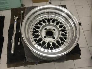 1 x BBS/RS 103 4x108 Felgen dreiteilig geschmiedet bitte Beschreibung lesen - Bild 1 von 1