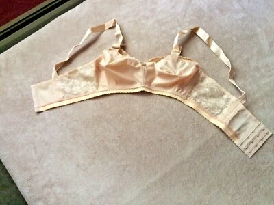 LADY CAMEO 34FF  BEIGE  CUSTOM FIT SMOOTH SOFT CUP BRA   STYLE 727 NWOT - Image 1 of 4