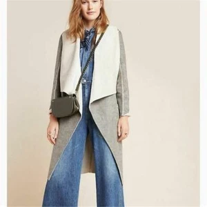 Chaqueta Sherpa de Gamuza Anthropologie Amadi Camilla Talla Pequeña $190 - Imagen 1 de 12