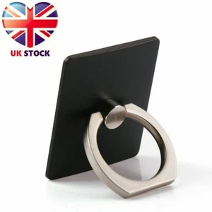 2X Mobile Phone Ring Holder Finger Grip Rotates 360° Stand Mount for Mobile UK - Picture 1 of 3
