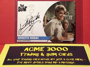 Unstoppable - THE SAINT - ANNETTE ANDRE - Autograph Card AA1 - Carmen
