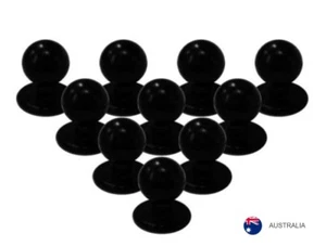 NEW Chef Jacket Buttons 10 X Black Chefs Button Replacement Pack Set - Picture 1 of 7