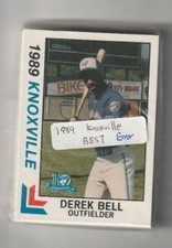 1989 KNOXVILLE BLUE JAYS BEST MINOR LEAGUE SET  NRMINT  DEREK BELL ++   BV30