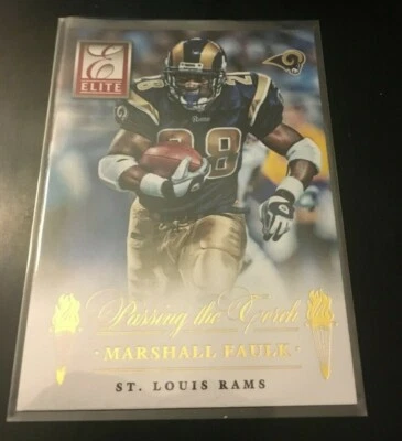 2015 Donruss Elite Passing the Torch MARSHALL FAULK TODD GURLEY - Image 1 of 2