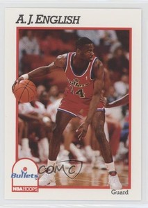 1991-92 NBA Hoops AJ English #215