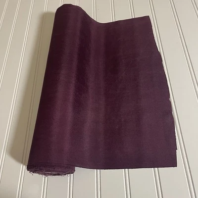 SILK Purple Redish FABRIC 10 Yards x 14.5 Inches Wide or 360 Inches x 14.5 Wide - Image 1 of 4
